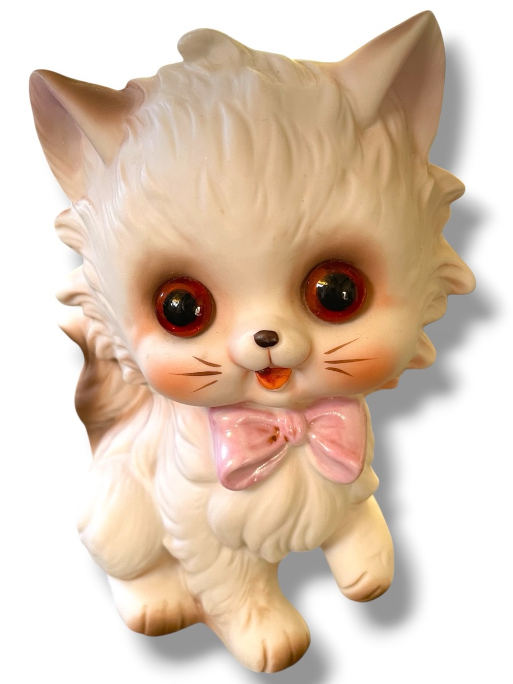 Josef originals kitten night light, light glows through its eyes, vintage 1950’s